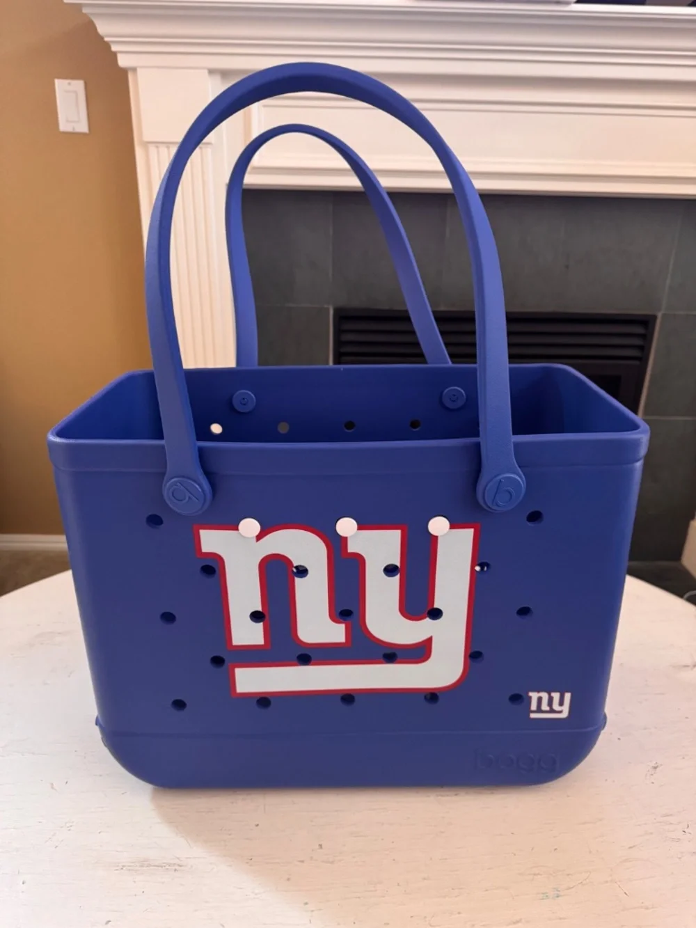 New York Giants NFL Original Bogg Bag Large Blue Tote NWT